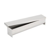 ATECO RECTANGLE MOLD W/ ROUND BOTTOM AND COVER 11 3/4"
