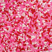 SPRINKLES RED, PINK & MINI HEARTS MIX