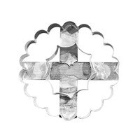 GARRETT FRILL SCALLOPED CENTER 1 PC CUTTER