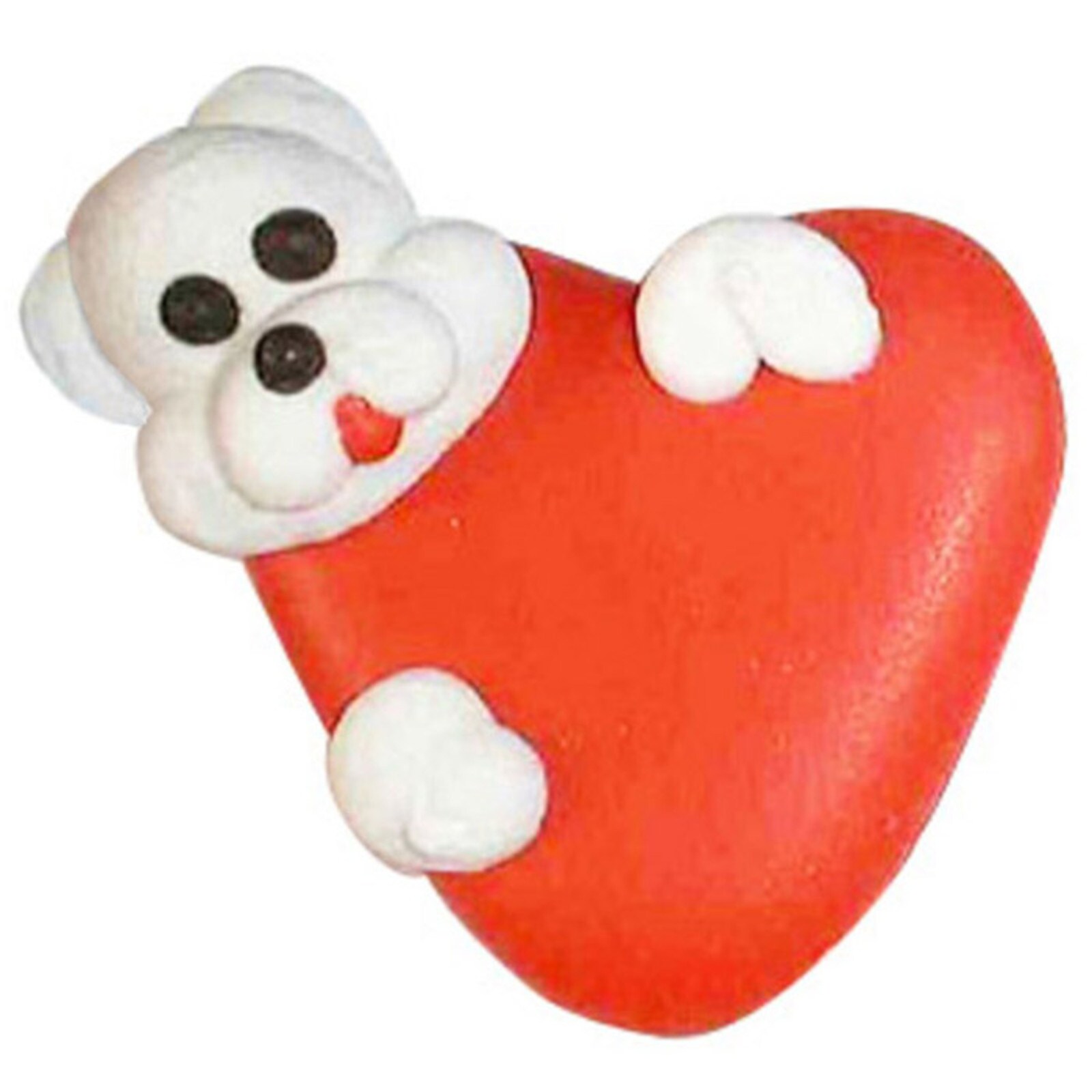 ROYAL HEART WITH BEAR 1.5"