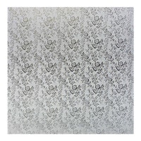 ECONO THIN SQUARE SILVER CAKE BOARD