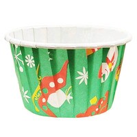 FESTIVE GREEN CHRISTMAS ROLL CUPS 50 PCS