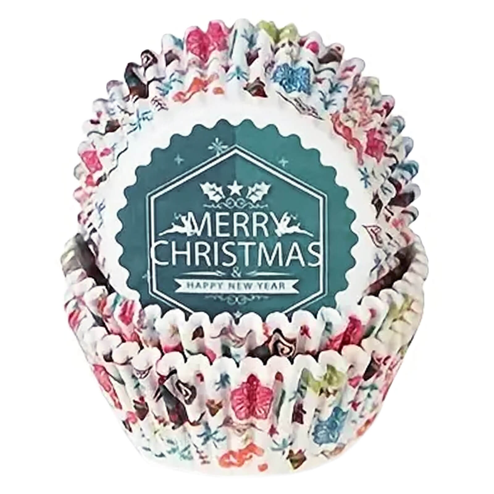 MERRY CHRISTMAS STD CUPS 100 PCS