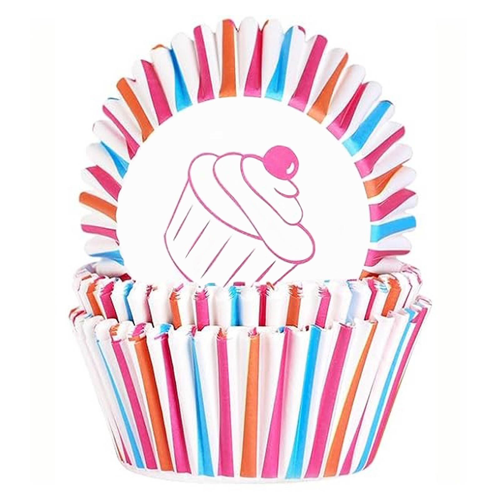 THIN STRIPES STD CUPS 100 PCS