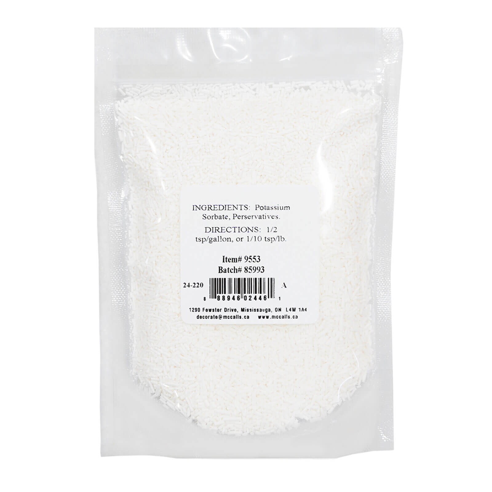 POTASSIUM SORBATE 100 G / 3.53 OZ