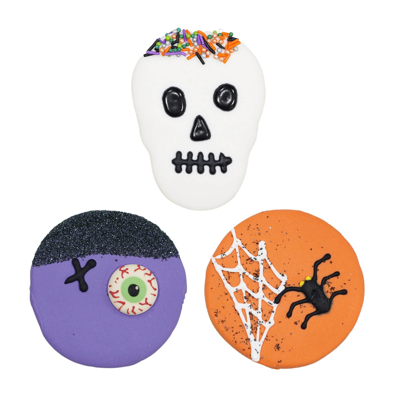 SCARY PARTY COOKIES 3" - 24 PER BOX