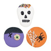 SCARY PARTY COOKIES 3" - 24 PER BOX