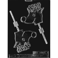 MOLD - REINDEER HEAD LOLLY 3 3/4" (2)