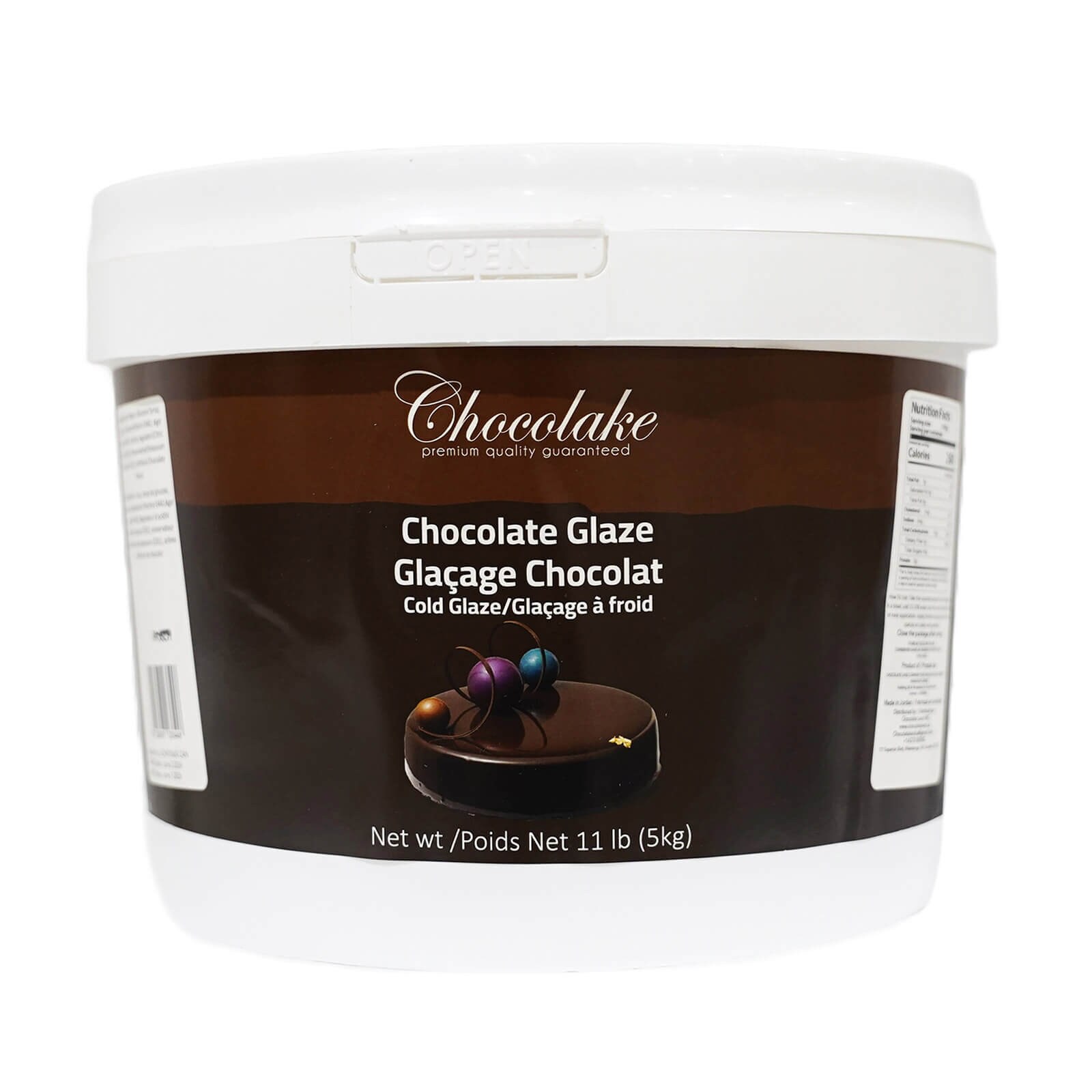 CHOCOLAKE MIRROR GLAZE - CHOCOLATE 5 KG