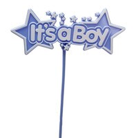 PICK - IT"S A BOY WITH STARS 10 3/4"