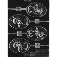 MOLD - ANGEL ON OVAL LOLLY 3 1/2" (4)