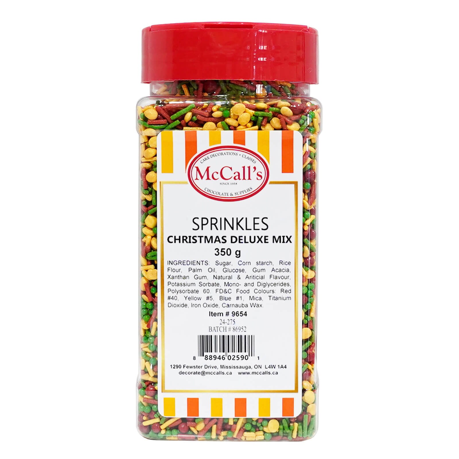 SPRINKLES CHRISTMAS DELUXE MIX 350 G