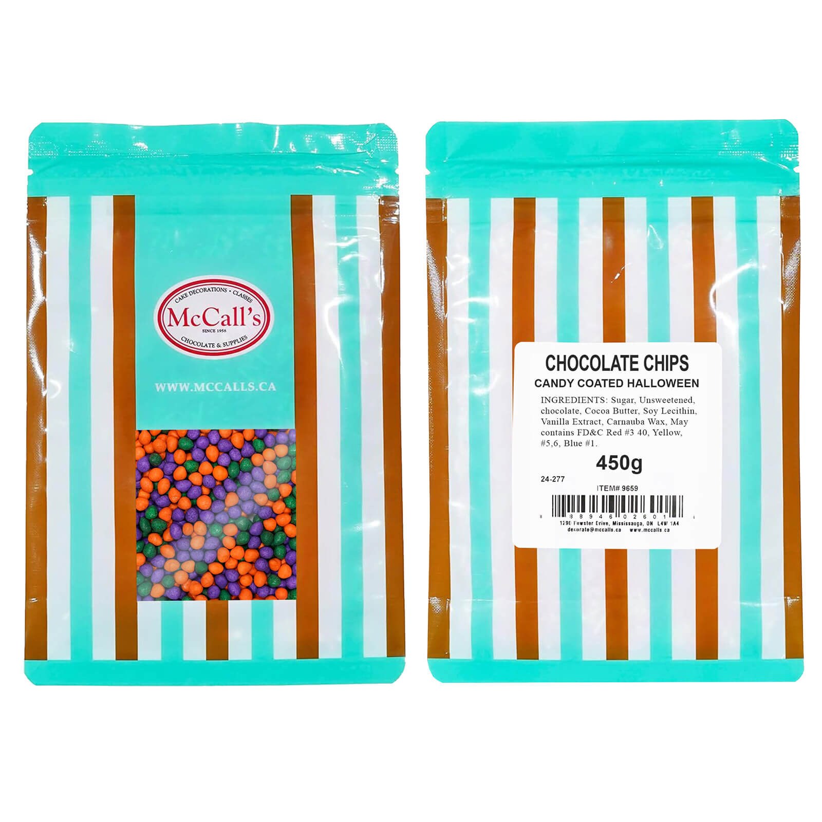 HALLOWEEN CANDY COATED CHOCOLATE CHIPS 450 G
