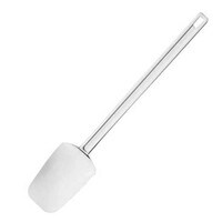 WHITE SPATULA SPOON 16.5" 