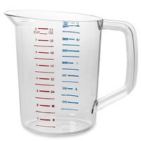 CLEAR MEASURING CUP - 2 QUART