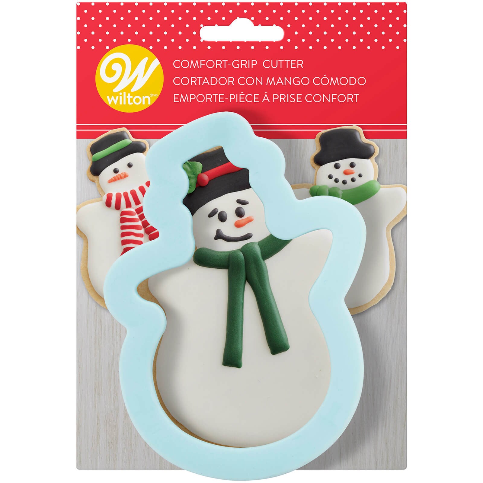 WILTON SNOWMAN COMFORT-GRIP CUTTER 4 1/2"