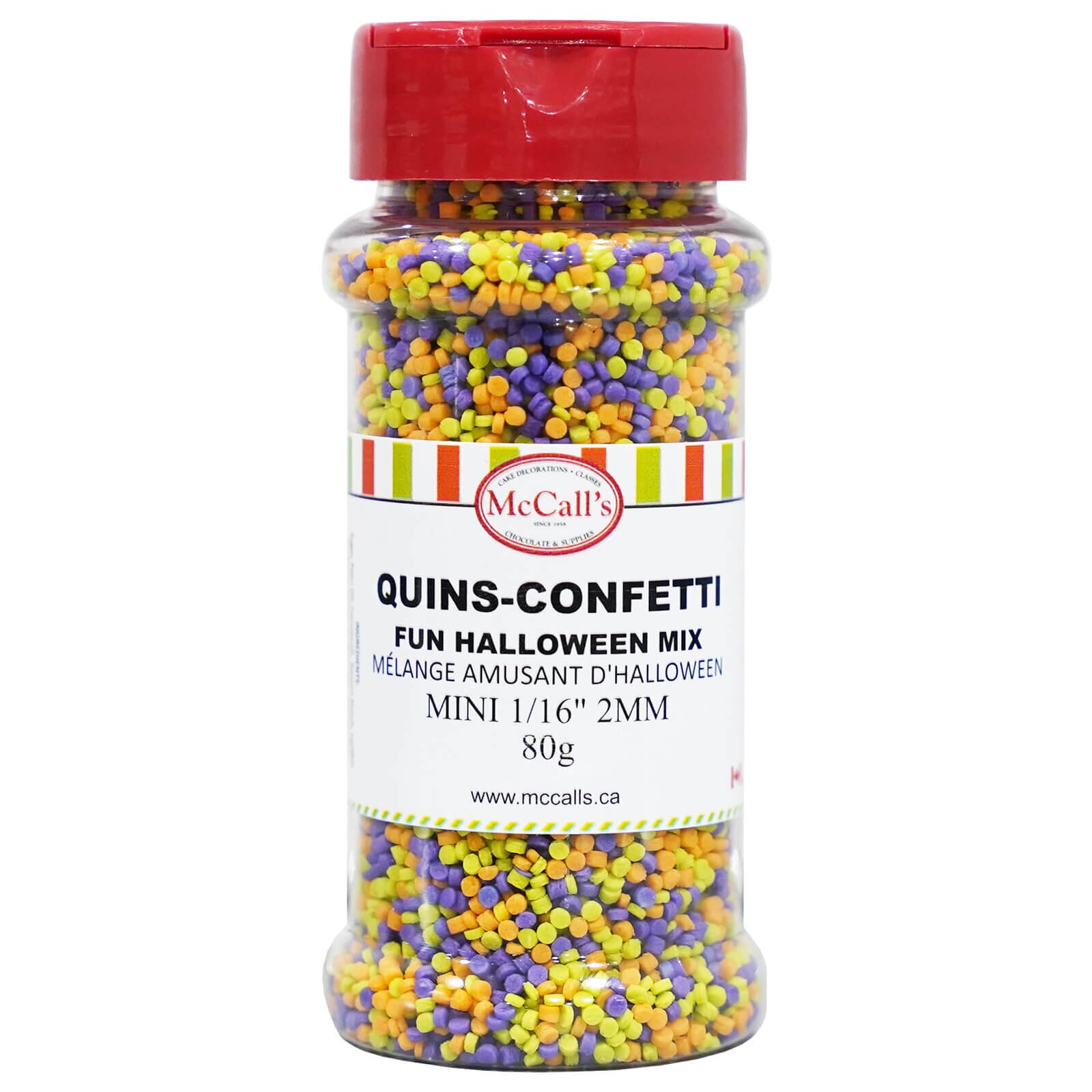 QUINS CONFETTI FUN HALLOWEEN MIX MINI 1/16" 2mm 80 G