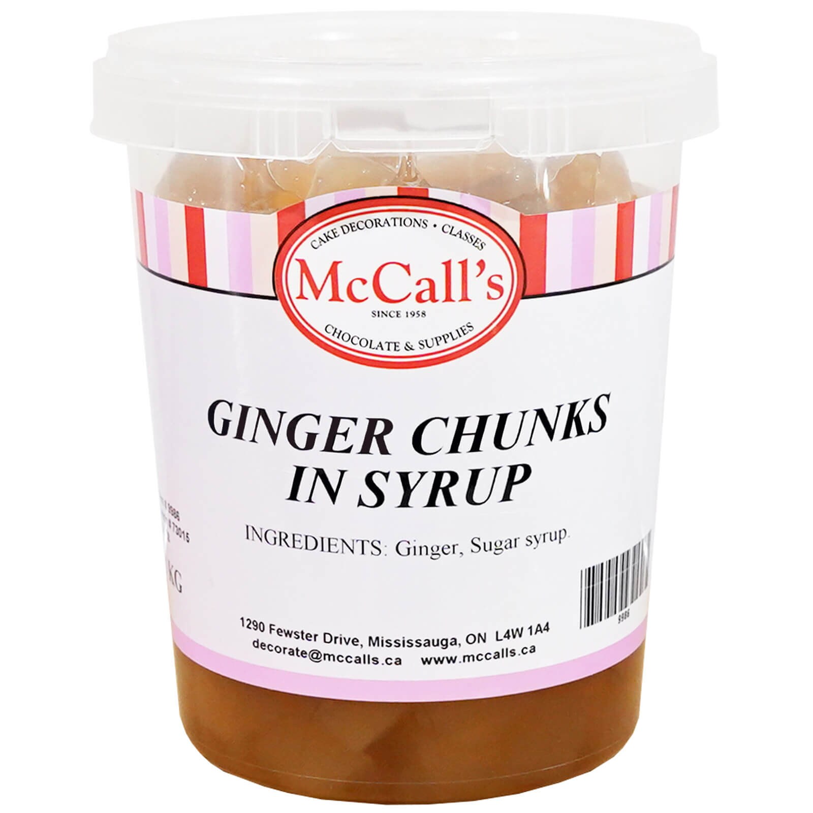 GINGER CHUNKS IN SYRUP 1 KG