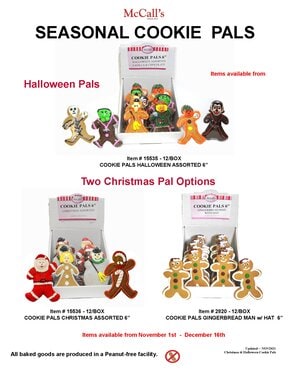 Christmas and Halloween Cookie Pals