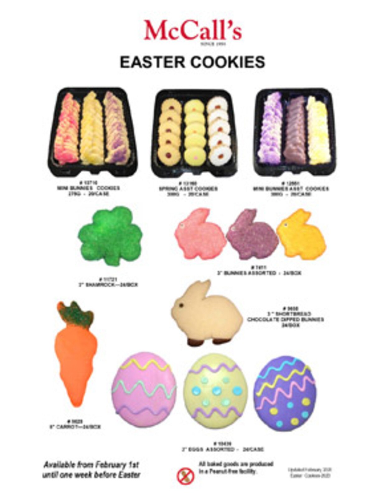 MCCALLS EASTER COOKIES