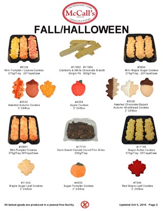 Fall Cookies