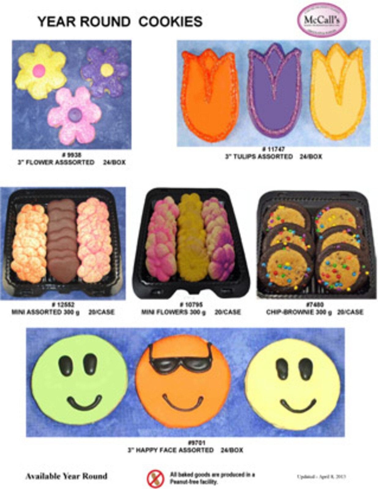 MCCALLS YEAR ROUND COOKIES