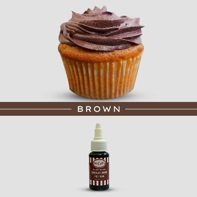 McCall's Brown Gel Colour Chart