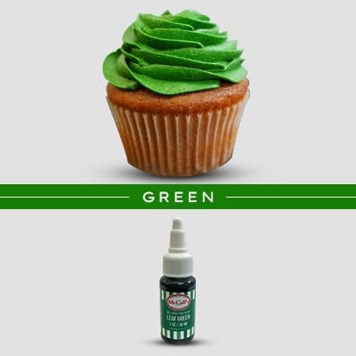 McCall's Green Gel Colour Chart