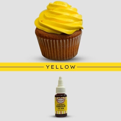 McCall's Yellow Gel Colour Chart