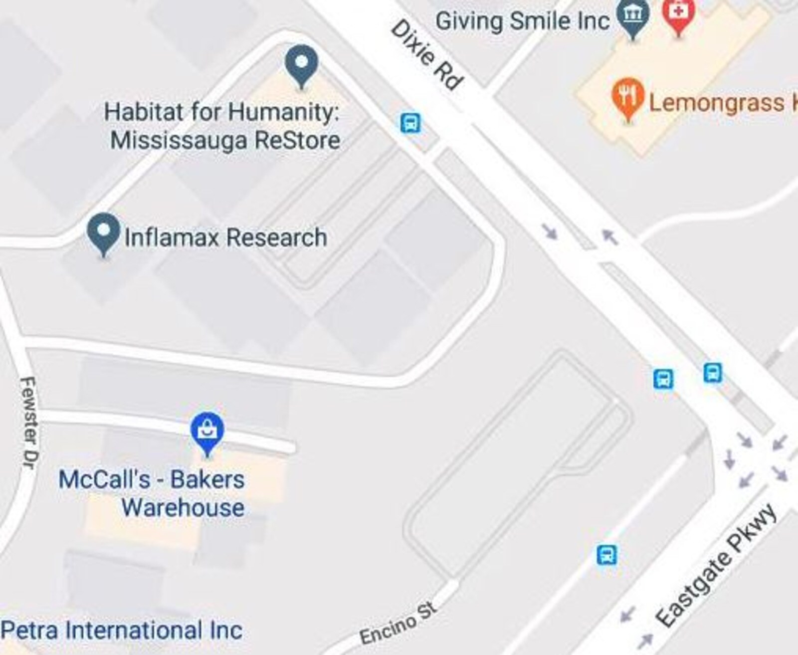 MCCALLS WAREHOUSE MAP